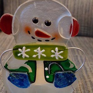 Snowman Votive Holder